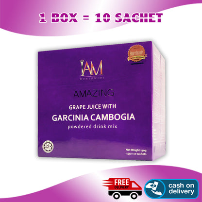 1 Box of Amazing Garcinia Cambogia Grape Juice | 10 SACHETS | 10 DAYS PROGRAM