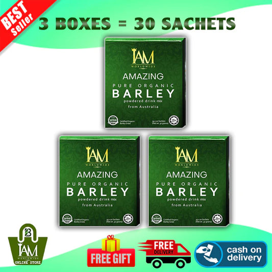 3 Boxes of Amazing Pure Organic Barley | Free Shipping | Cash On Delivery